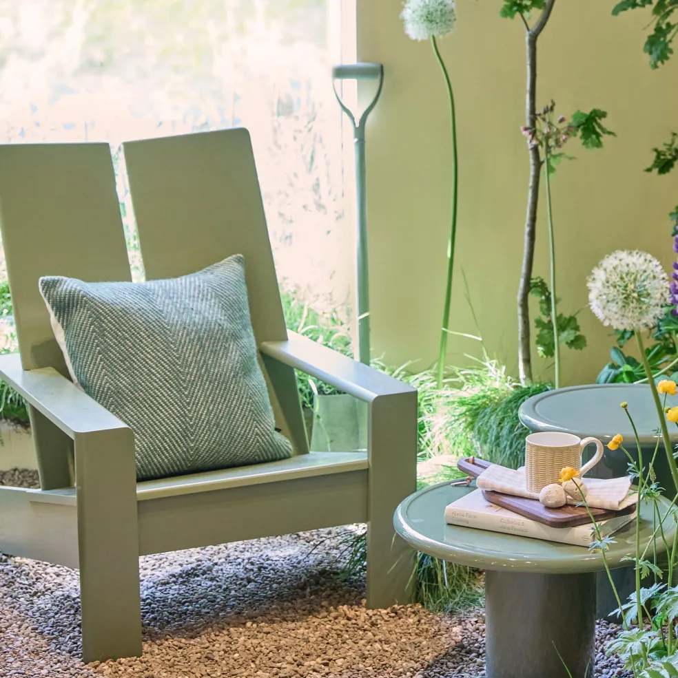Clearance AD11 Outdoor Lounge Chair Green Outdoor Furniture | Chairs, Stools & Benches