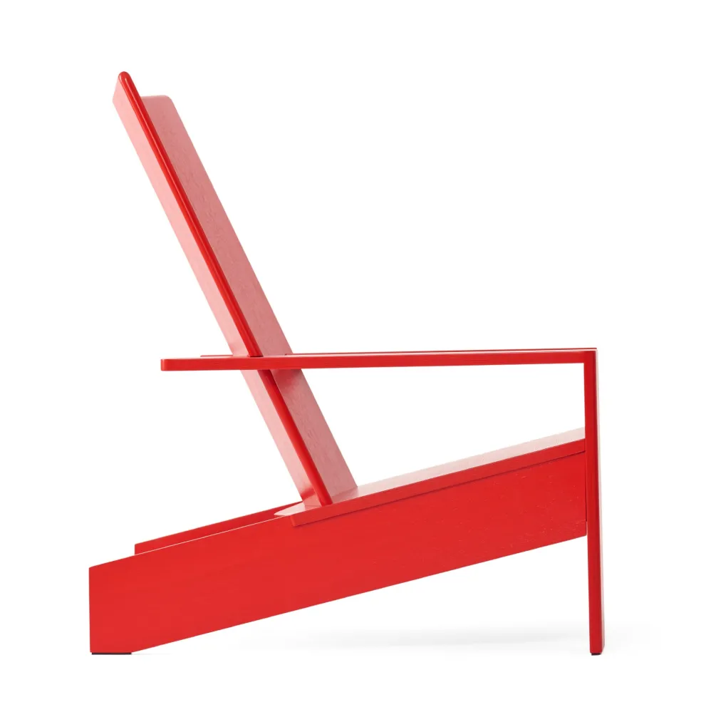 Cheap AD11 Outdoor Lounge Chair Red In Stock | Outdoor Furniture