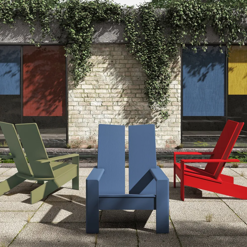 Cheap AD11 Outdoor Lounge Chair Red In Stock | Outdoor Furniture