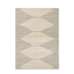 Online Bibi Stripe Rug Neutral 170 x 240cm Rugs