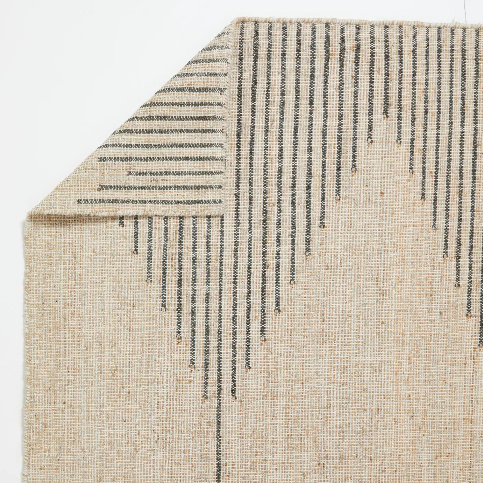 Online Bibi Stripe Rug Neutral 170 x 240cm Rugs