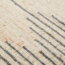 Online Bibi Stripe Rug Neutral 170 x 240cm Rugs