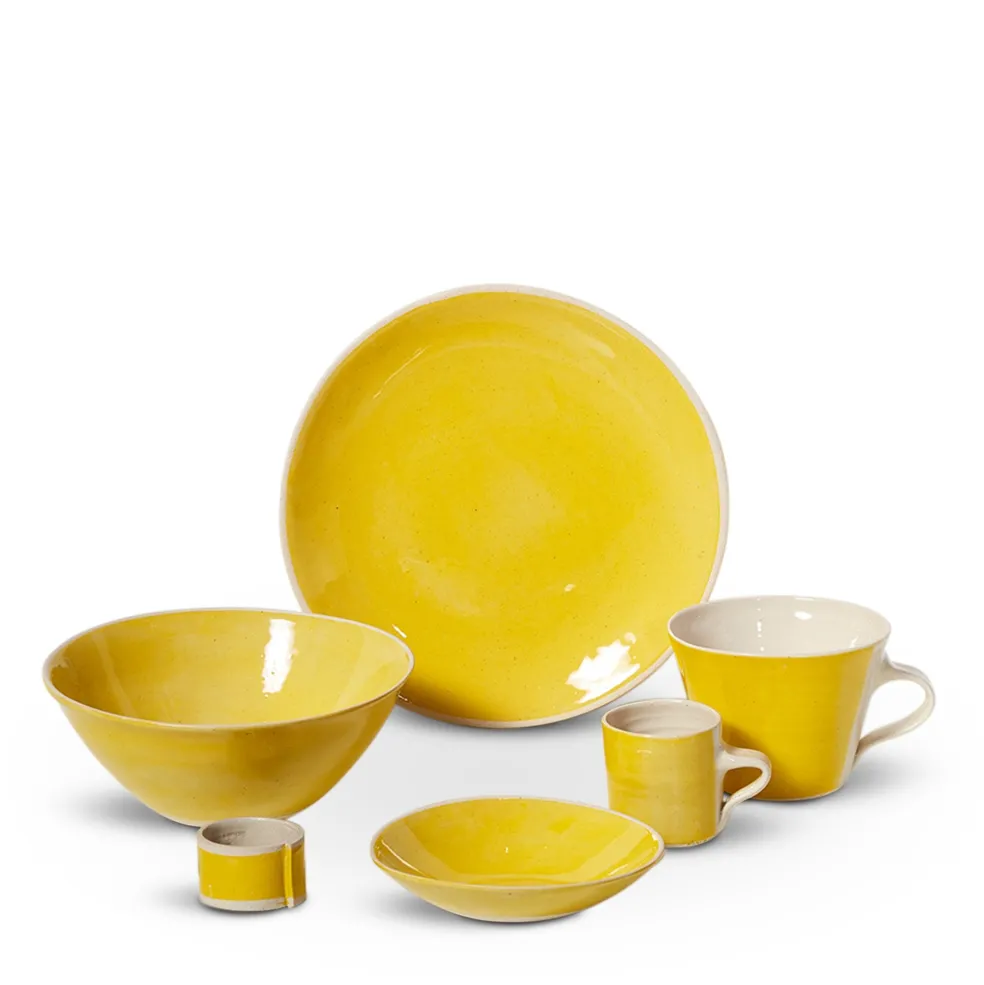 New Brights Side Plate Yellow Bowls & Plates | Table Settings