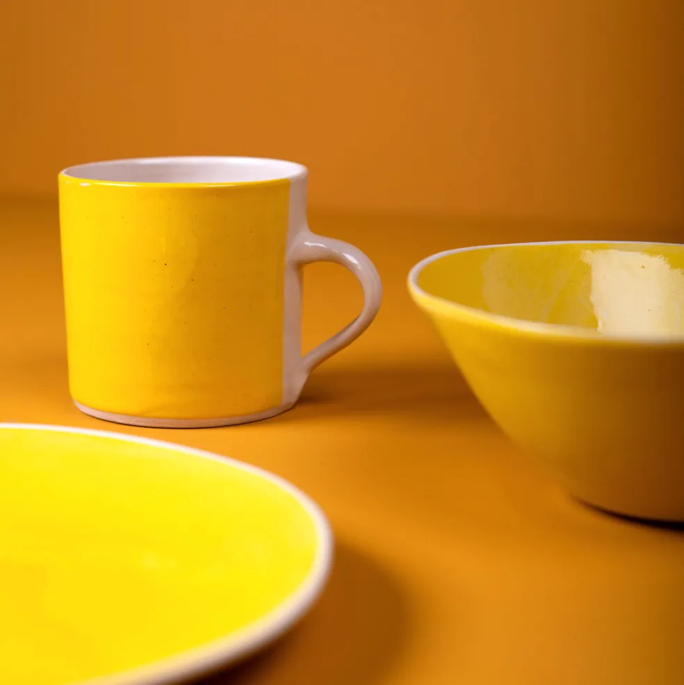 Clearance Brights Straight Mug Yellow Mugs, Cups & Jugs | Gifts Under £50