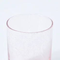 New Bubble Tumbler Pink Glassware