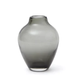 Cheap Bud Vase Fluted Smoke 13cm Vases | Gifts For Home
