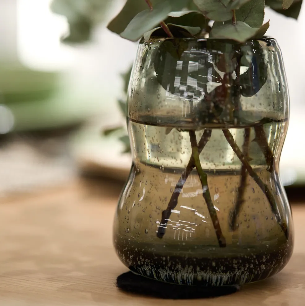 Online Bud Vase Short Smoke 11cm Vases | Gifts For Home