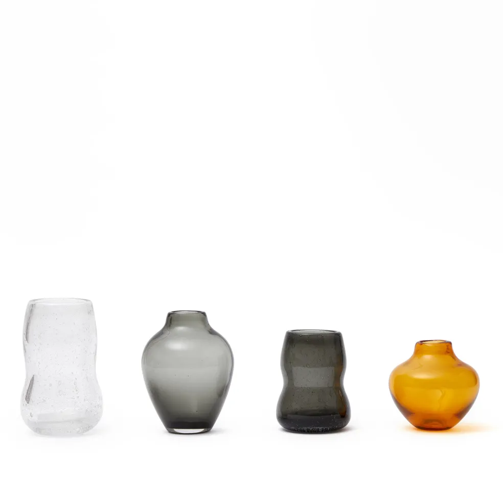Online Bud Vase Short Smoke 11cm Vases | Gifts For Home