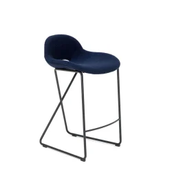 Best Cross Leg Counter Stool Riso Boucle Midnight In Stock | Chairs, Stools & Benches