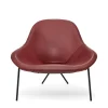 Best Cross Leg Lounge Chair Tosca Leather Oxblood Chairs, Stools & Benches