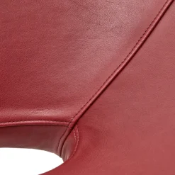 Best Cross Leg Lounge Chair Tosca Leather Oxblood Chairs, Stools & Benches