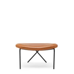Online Cross Leg Ottoman Tosca Leather Cognac Chairs, Stools & Benches