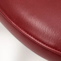 Online Cross Leg Ottoman Tosca Leather Oxblood Chairs, Stools & Benches