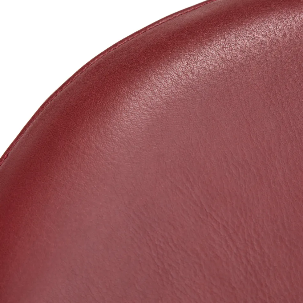 Online Cross Leg Ottoman Tosca Leather Oxblood Chairs, Stools & Benches