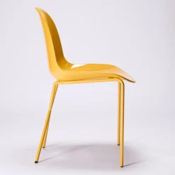 Clearance Cross Leg Side Chair - Gloss - Saffron Chairs, Stools & Benches
