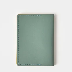 Discount Cuero Double Card Holder Eucalyptus, Mustard & Pink Gifts Under £50