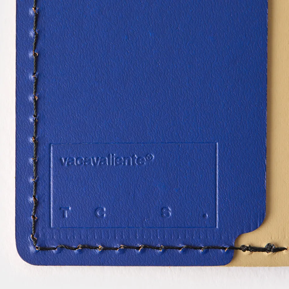 Store Cuero Double Card Holder Black, Sand & Blue Gifts Under £50