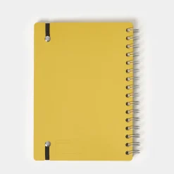 Hot Cuero Two Tone A5 Notebook Eucalyptus & Mustard Gifts Under £50