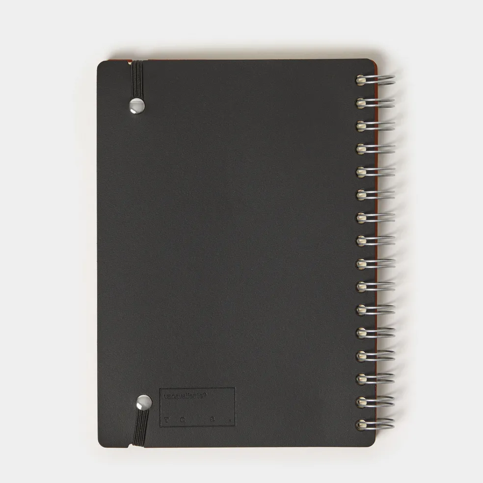 Store Cuero Two Tone A5 Notebook Tan & Black Gifts Under £50