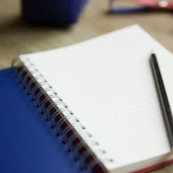 Clearance Cuero Two Tone A5 Notebook Blue & Red Gifts Under £50