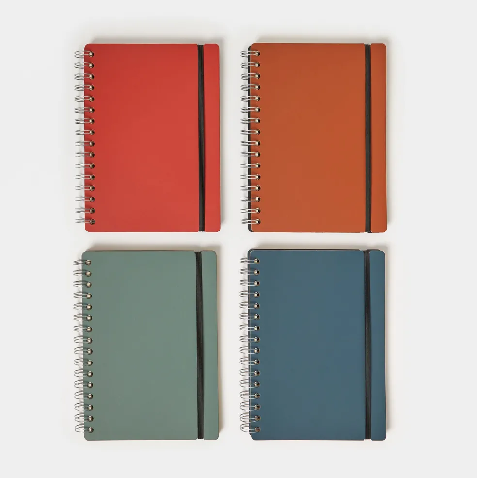 Store Cuero Two Tone A5 Notebook Tan & Black Gifts Under £50