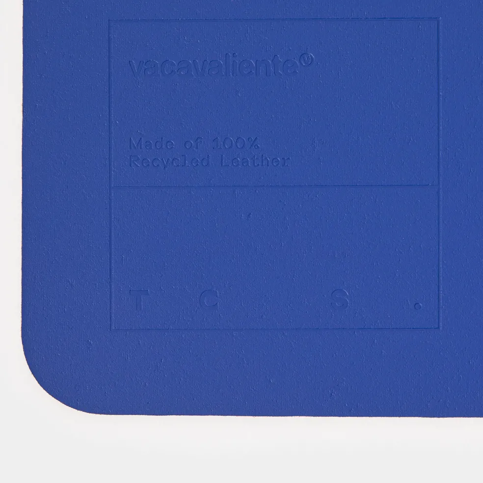 Online Cuero Two Tone Desk Mat Blue & Red Desk Accessories | Gifts Under £50