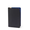 Fashion Cuero Two Tone Passport Holder Black, Sand & Blue Gifts Under £50