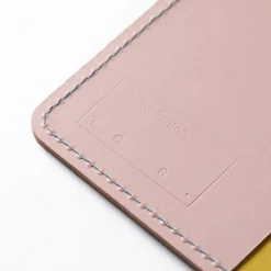 Cheap Cuero Two Tone Passport Holder Eucalyptus, Mustard & Soft Pink Gifts Under £50