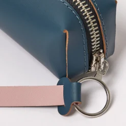 Best Cuero Two Tone Pencil Case Petrol & Pink Gifts Under £50
