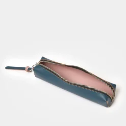 Best Cuero Two Tone Pencil Case Petrol & Pink Gifts Under £50