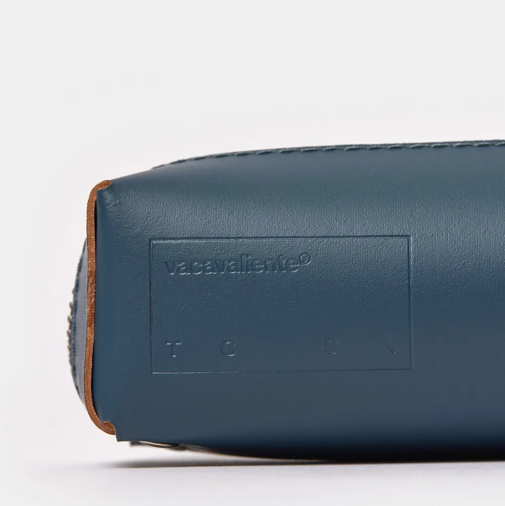 Best Cuero Two Tone Pencil Case Petrol & Pink Gifts Under £50
