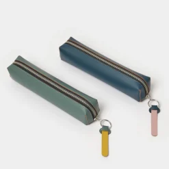 Best Cuero Two Tone Pencil Case Petrol & Pink Gifts Under £50