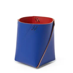 Outlet Cuero Two Tone Pencil Pot Blue & Red Desk Accessories | Gifts Under £50