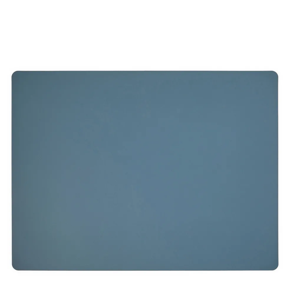 Clearance Cuero Two Tone Rectangular Leather Placemat 30 x 40cm Placemats & Coasters | Table Settings
