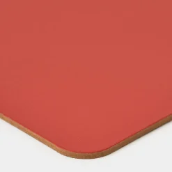 Clearance Cuero Two Tone Rectangular Leather Placemat 30 x 40cm Placemats & Coasters | Table Settings