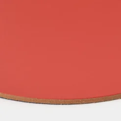 Clearance Cuero Two Tone Round Leather Coaster 10cm Placemats & Coasters | Table Settings