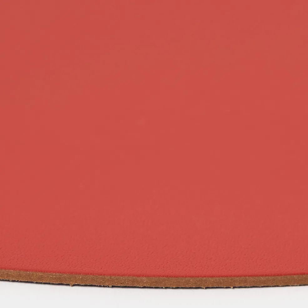 Fashion Cuero Two Tone Round Leather Placemat 36cm Placemats & Coasters | Table Settings