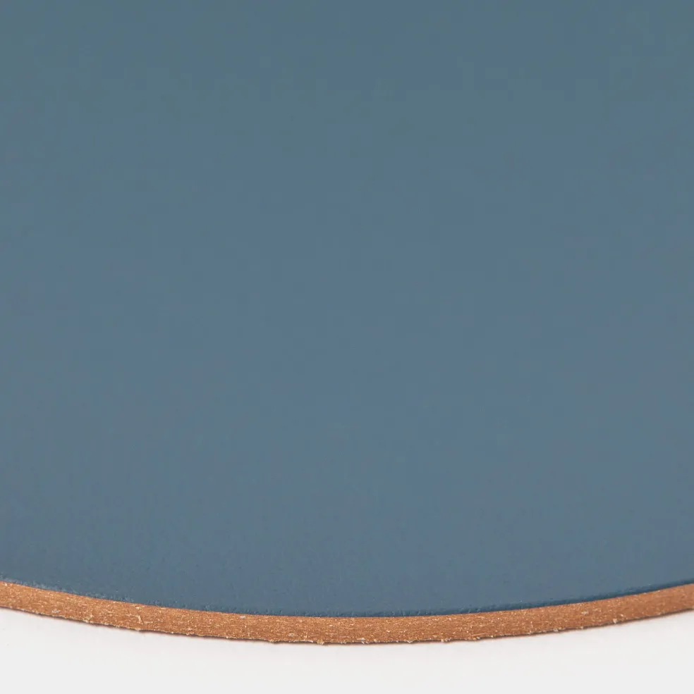 Clearance Cuero Two Tone Round Leather Coaster 10cm Placemats & Coasters | Table Settings