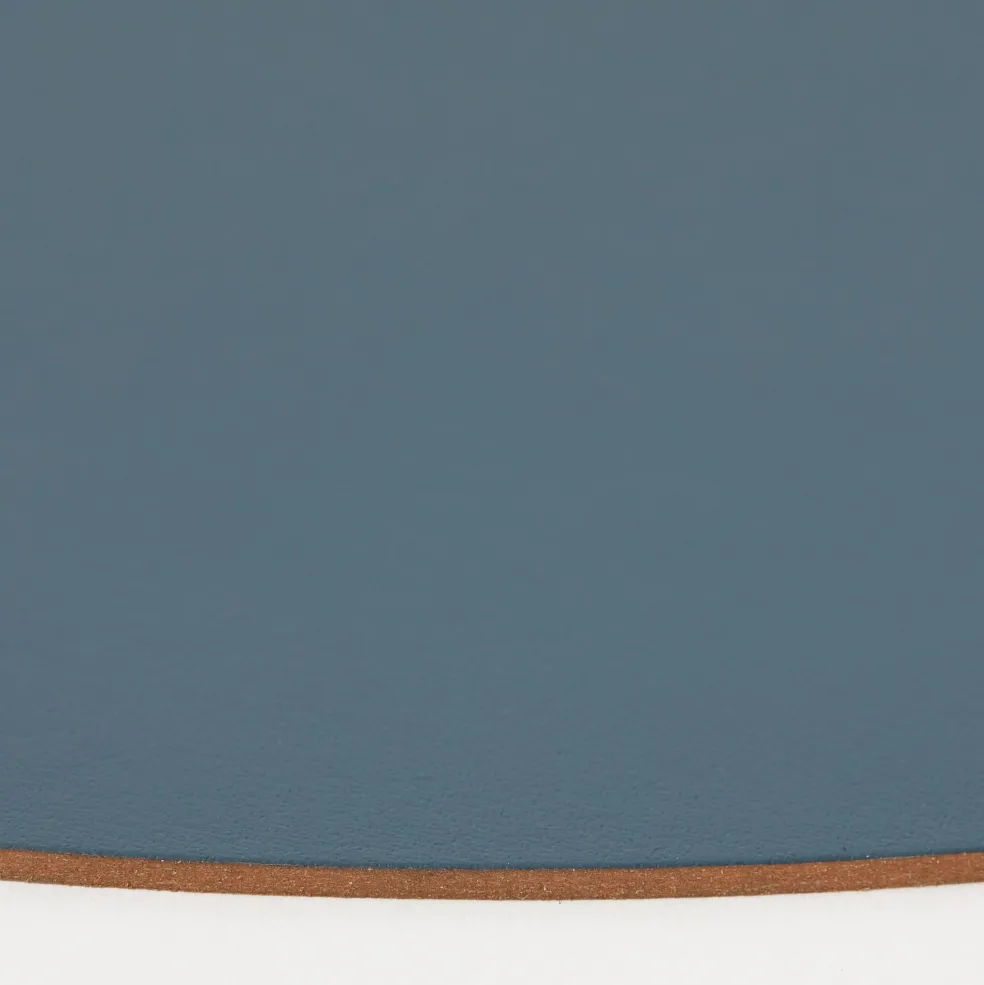 Fashion Cuero Two Tone Round Leather Placemat 36cm Placemats & Coasters | Table Settings