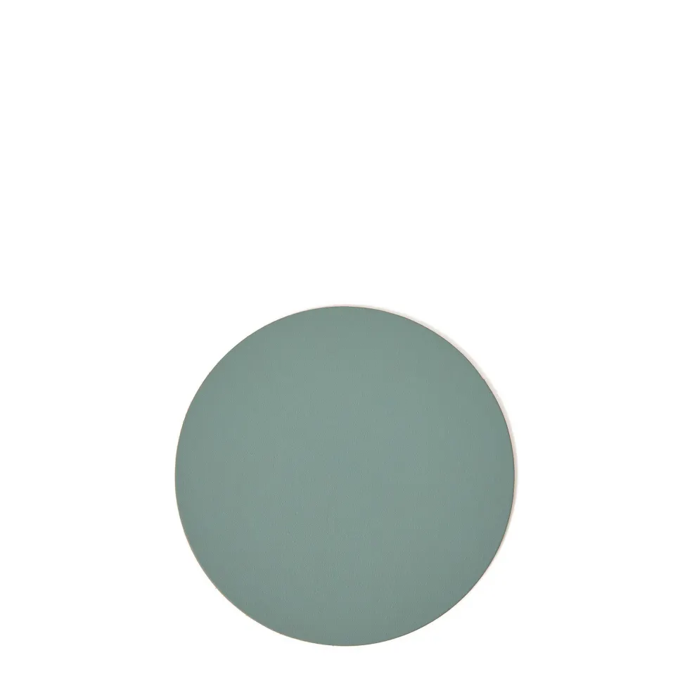Clearance Cuero Two Tone Round Leather Coaster 10cm Placemats & Coasters | Table Settings
