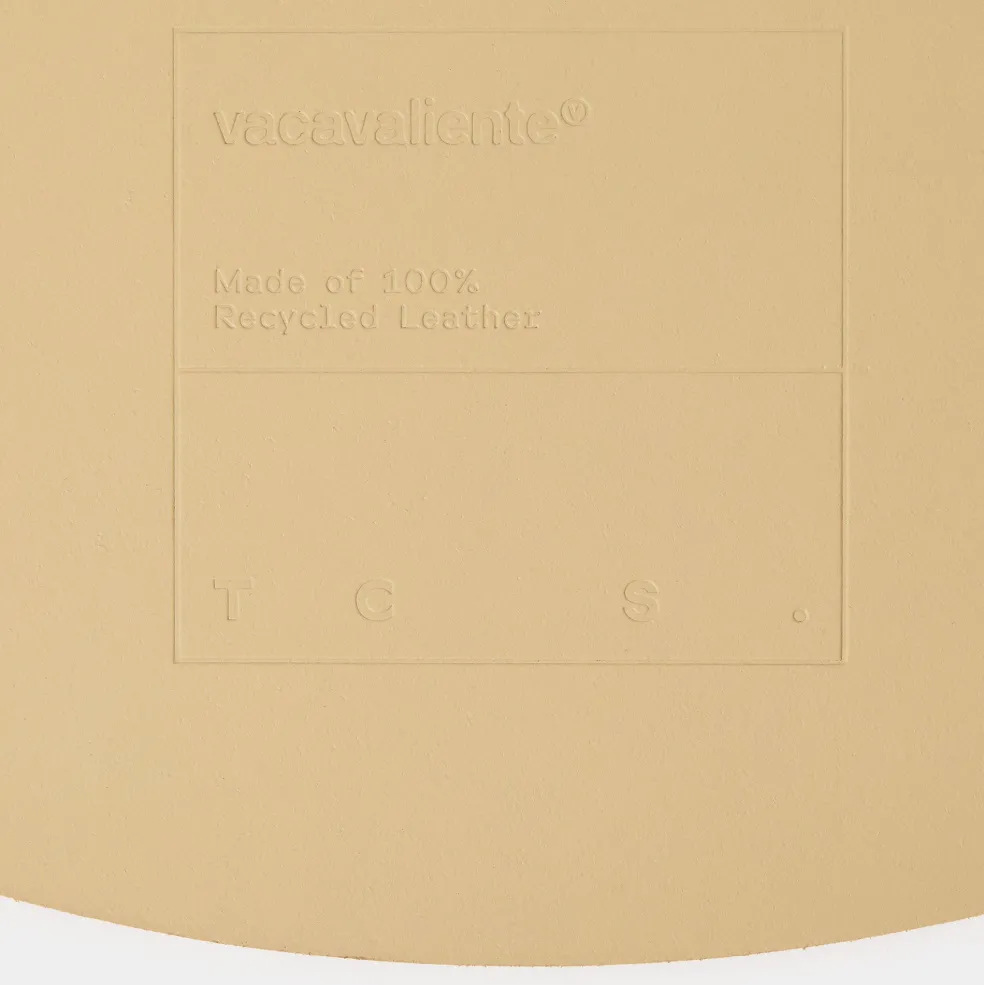 Fashion Cuero Two Tone Round Leather Placemat 36cm Placemats & Coasters | Table Settings