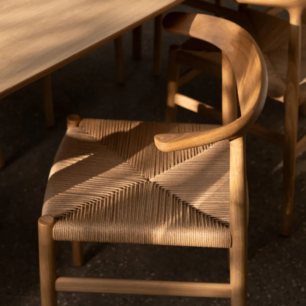 Cheap Delta Chair Papercord & Oak In Stock | Chairs, Stools & Benches