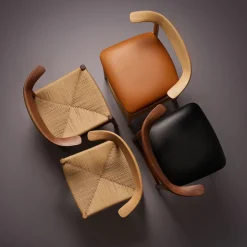 Discount Delta Chair Tan Leather & Oak In Stock | Chairs, Stools & Benches