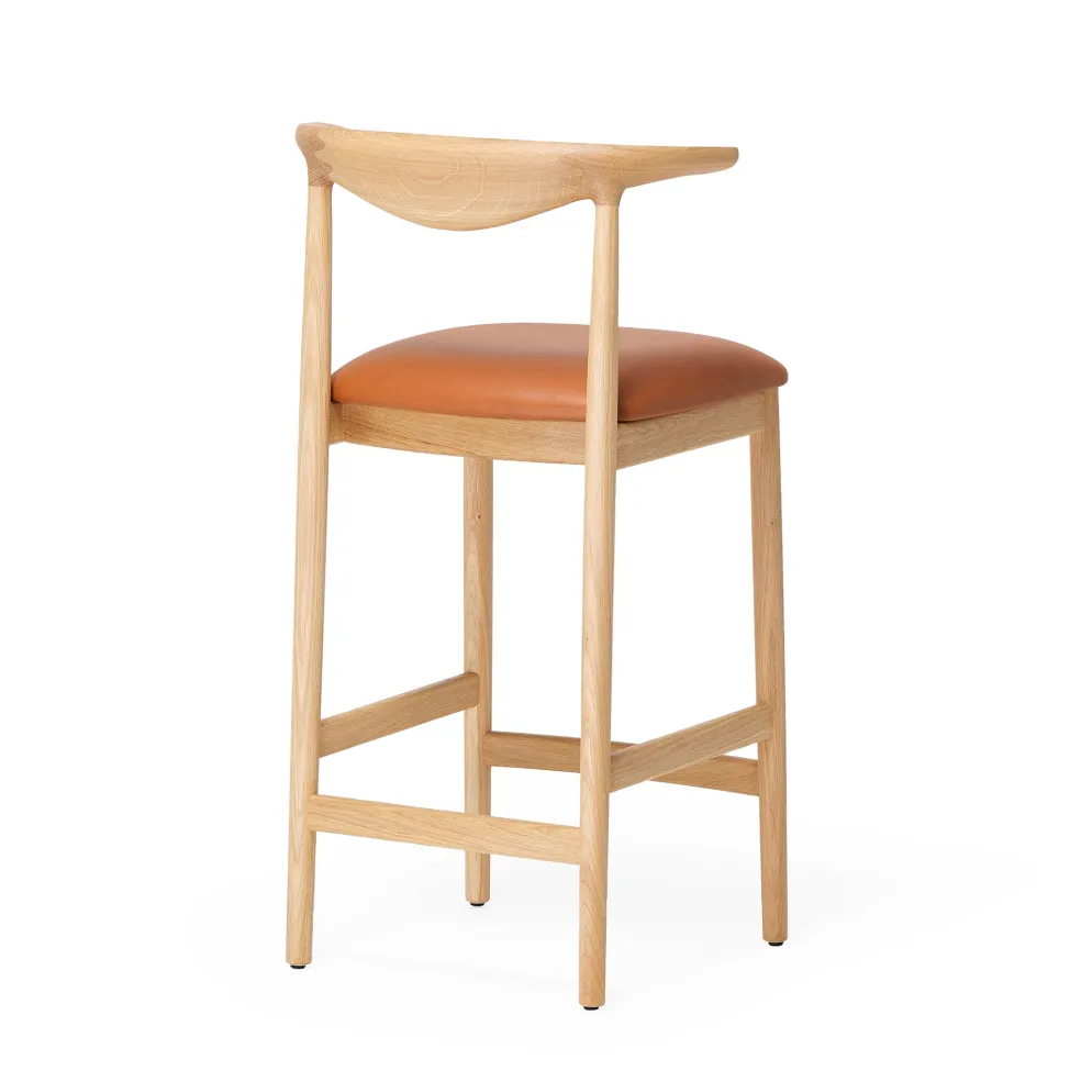 Flash Sale Delta Counter Stool Tan Leather & Oak In Stock | Chairs, Stools & Benches