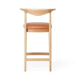 Flash Sale Delta Counter Stool Tan Leather & Oak In Stock | Chairs, Stools & Benches