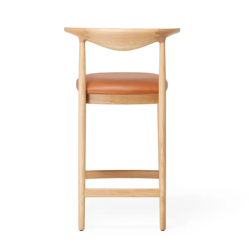 Flash Sale Delta Counter Stool Tan Leather & Oak In Stock | Chairs, Stools & Benches