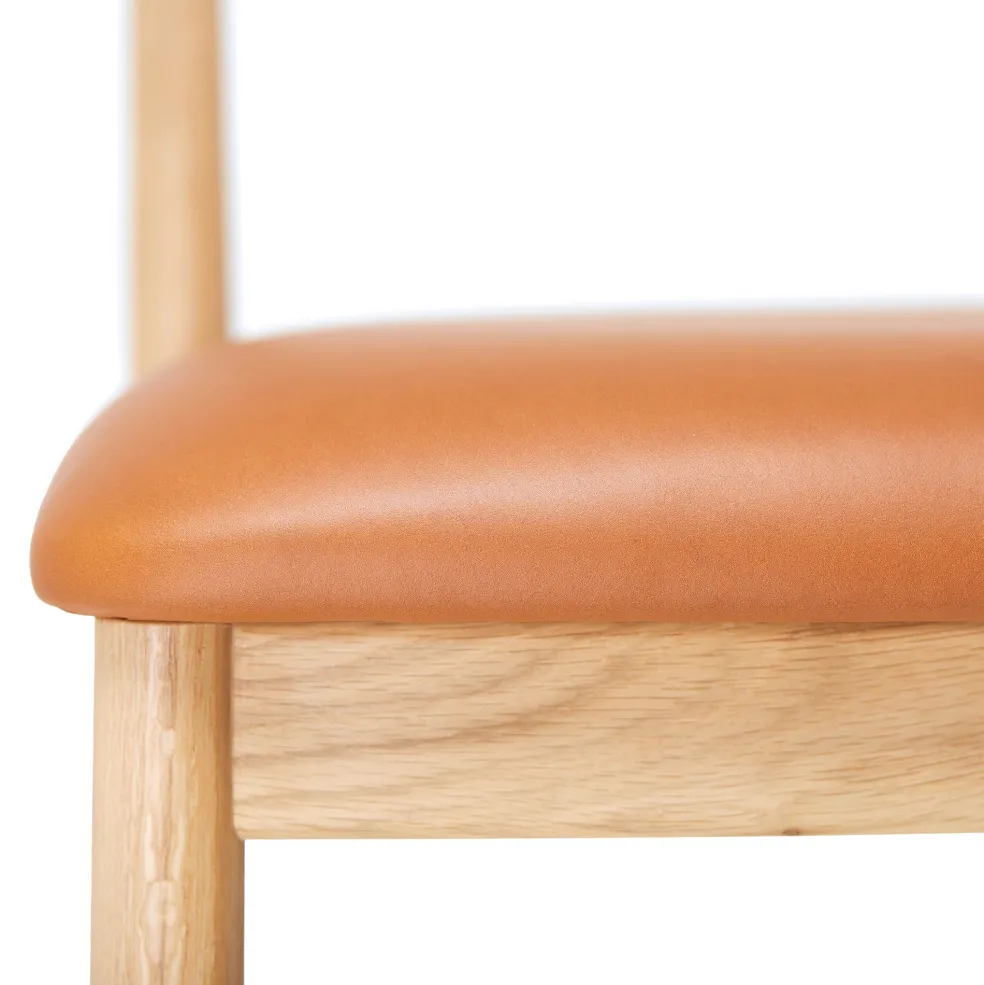 Flash Sale Delta Counter Stool Tan Leather & Oak In Stock | Chairs, Stools & Benches