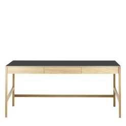 Best Sale Domus 3-Drawer Desk Oak In Stock | Desks