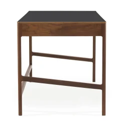 Cheap Domus 3-Drawer Desk Walnut In Stock | Desks