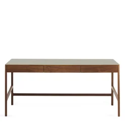 Cheap Domus 3-Drawer Desk Walnut In Stock | Desks